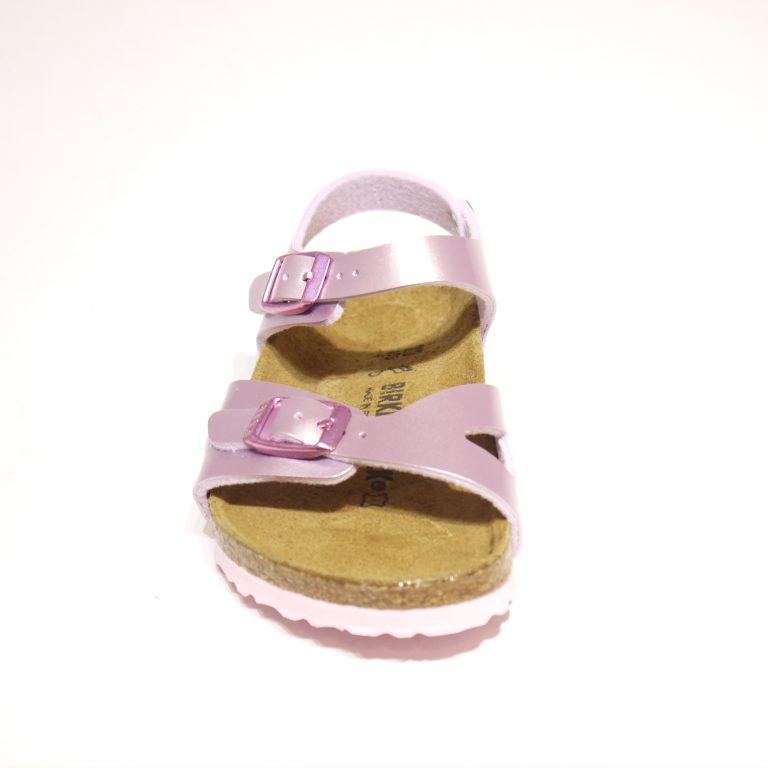 Birkenstock Rio Kids Birko-Flor Electric Metallic Lilac