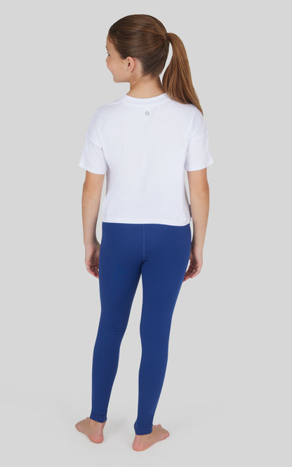 90 Degree by Reflex Girls 2 Pack Polarlux Everyday Full Length Tight and Polarlux Everyday Flared Leg Pant