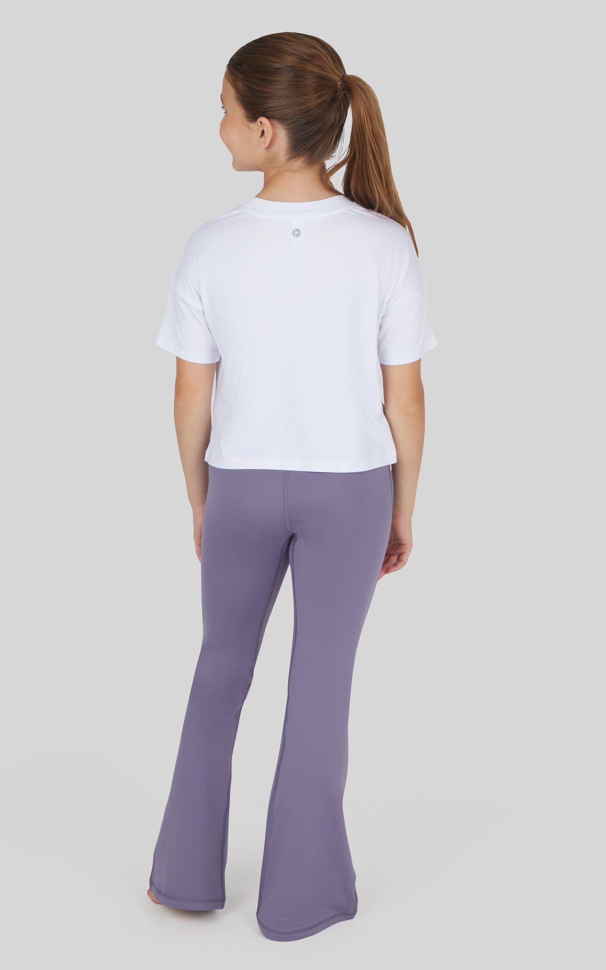 90 Degree by Reflex Girls 2 Pack Polarlux Everyday Full Length Tight and Polarlux Everyday Flared Leg Pant