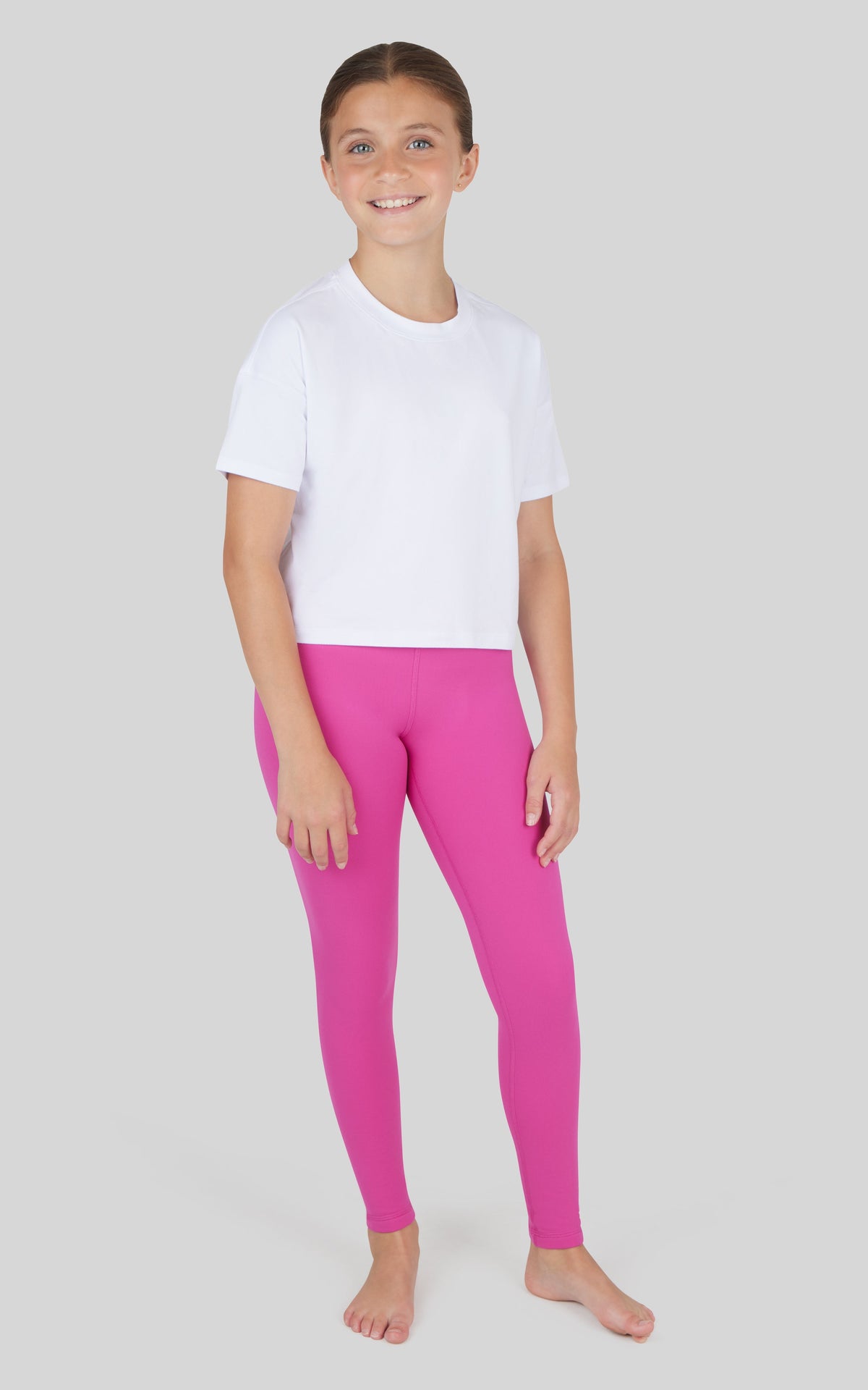 90 Degree by Reflex Girls 2 Pack Polarlux Everyday Full Length Tight and Polarlux Everyday Flared Leg Pant