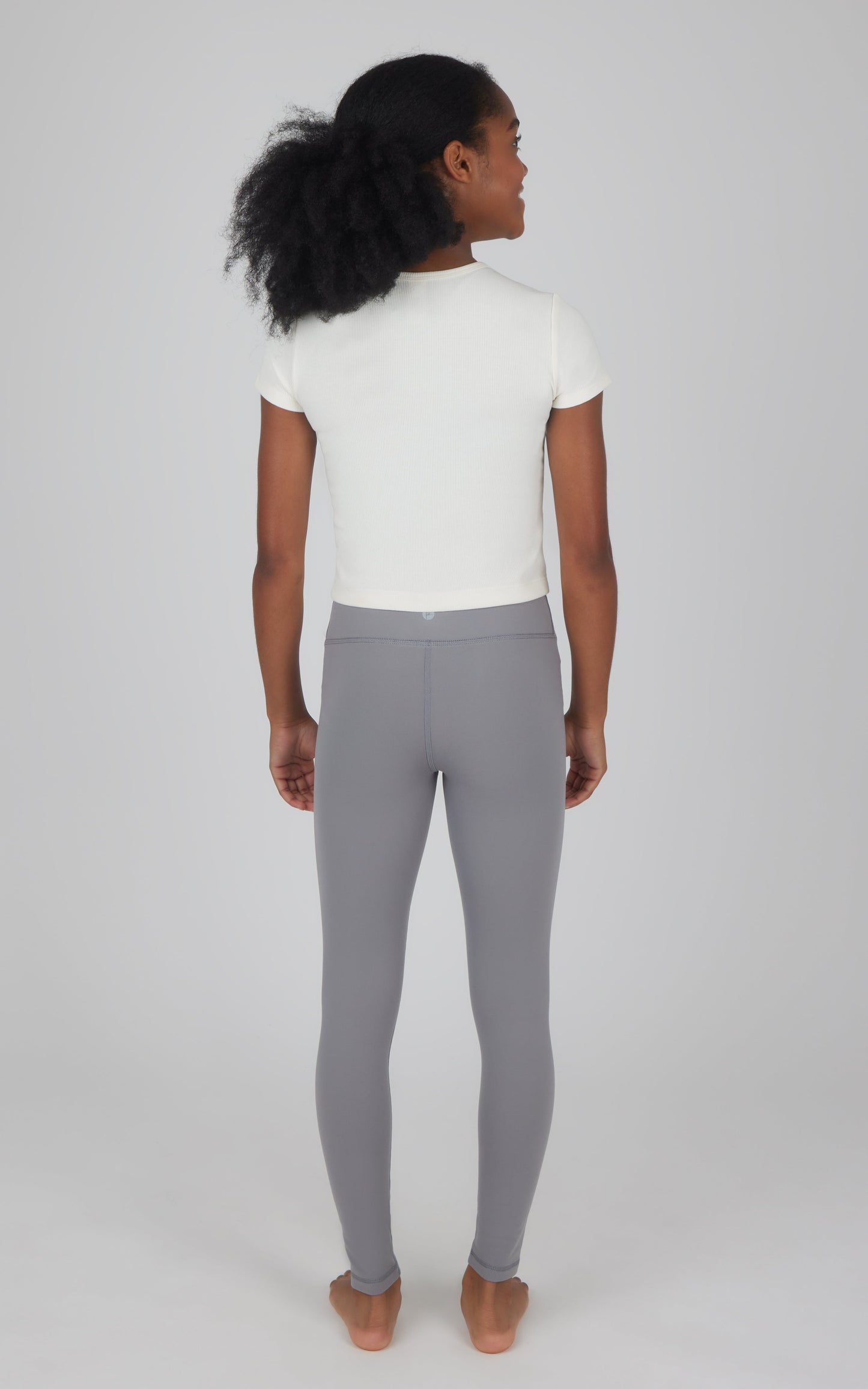 90 Degree by Reflex Girls 2 PK Polarlux Everyday Cargo Pocket Legging + Everyday Basic Legging