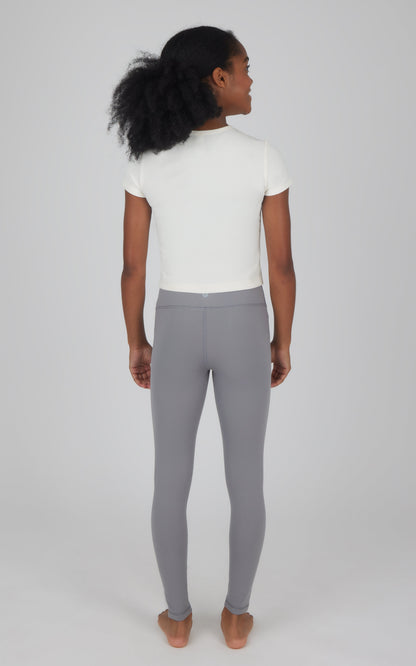 90 Degree by Reflex Girls 2 PK Polarlux Everyday Cargo Pocket Legging + Everyday Basic Legging