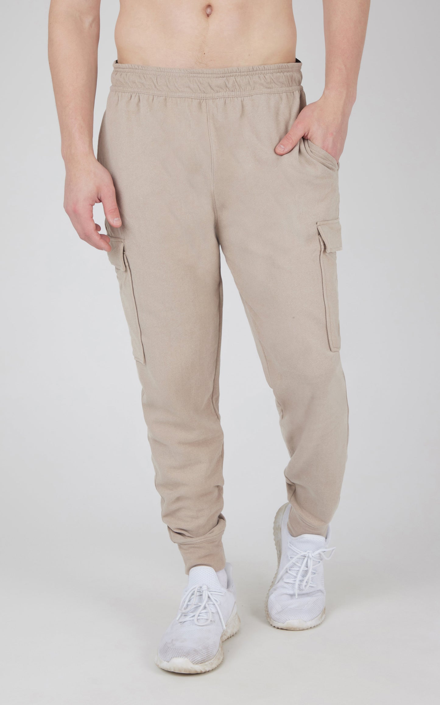 90 Degree by Reflex Men's Ultra Melange James Fleece Cargo Jogger