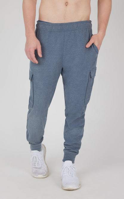 90 Degree by Reflex Men's Ultra Melange James Fleece Cargo Jogger