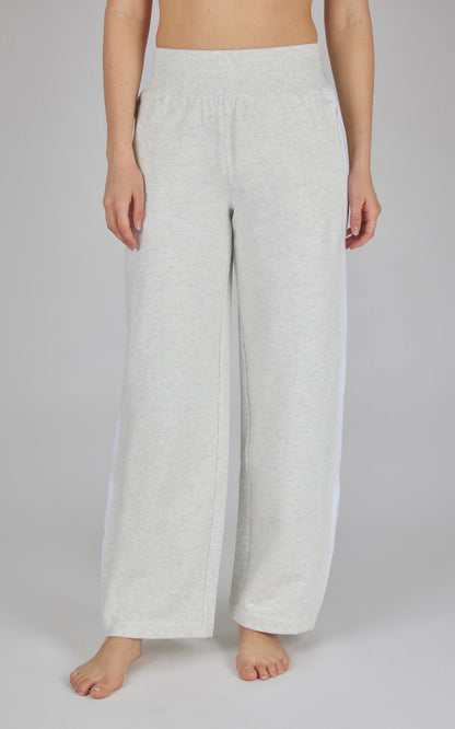 90 Degree by Reflex Cloud Plush Wide Leg Pant with Snap Detail