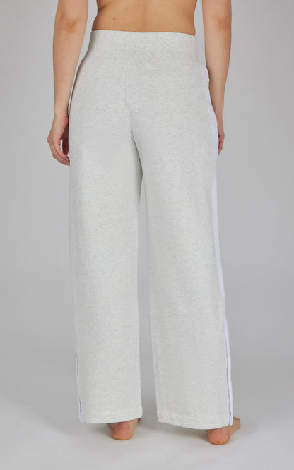 90 Degree by Reflex Cloud Plush Wide Leg Pant with Snap Detail