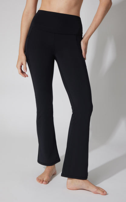 90 Degree by Reflex Polarlux Tribeca Elastic Free 29.5" Side Pocket Flare Leg Pant
