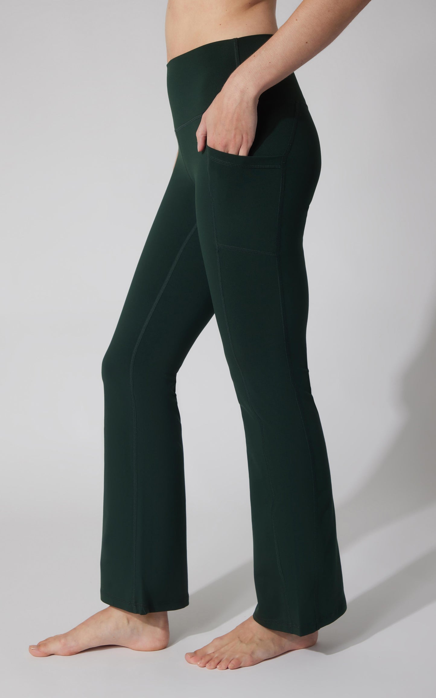 90 Degree by Reflex Polarlux Tribeca Elastic Free 29.5" Side Pocket Flare Leg Pant