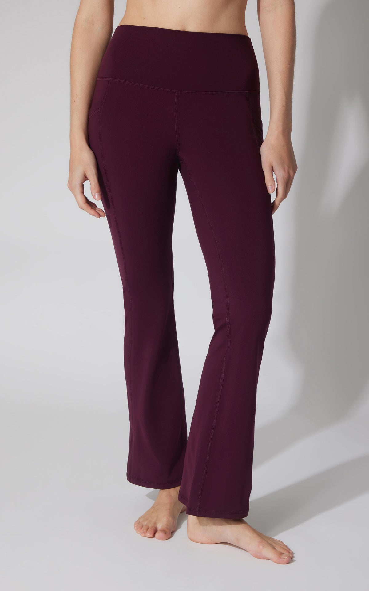 90 Degree by Reflex Polarlux Tribeca Elastic Free 29.5" Side Pocket Flare Leg Pant