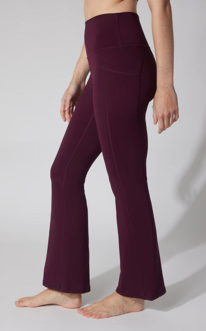 90 Degree by Reflex Polarlux Tribeca Elastic Free 29.5" Side Pocket Flare Leg Pant