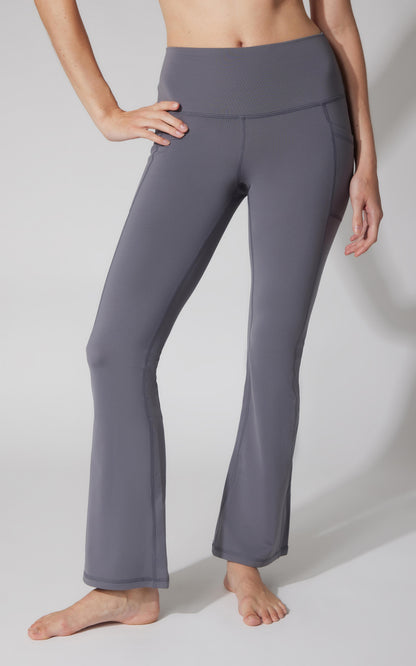 90 Degree by Reflex Polarlux Tribeca Elastic Free 29.5" Side Pocket Flare Leg Pant