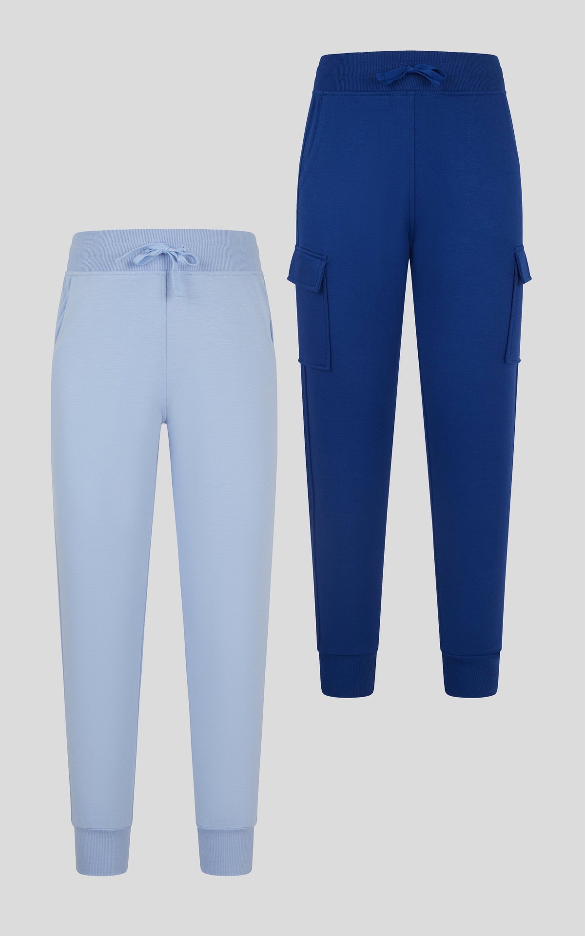 90 Degree by Reflex Girls 2PK Softlite Fleece Cargo Jogger + Softlite Jogger