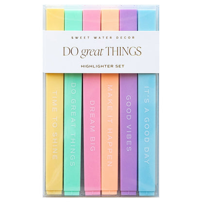 Do Great Things Highlighters Set