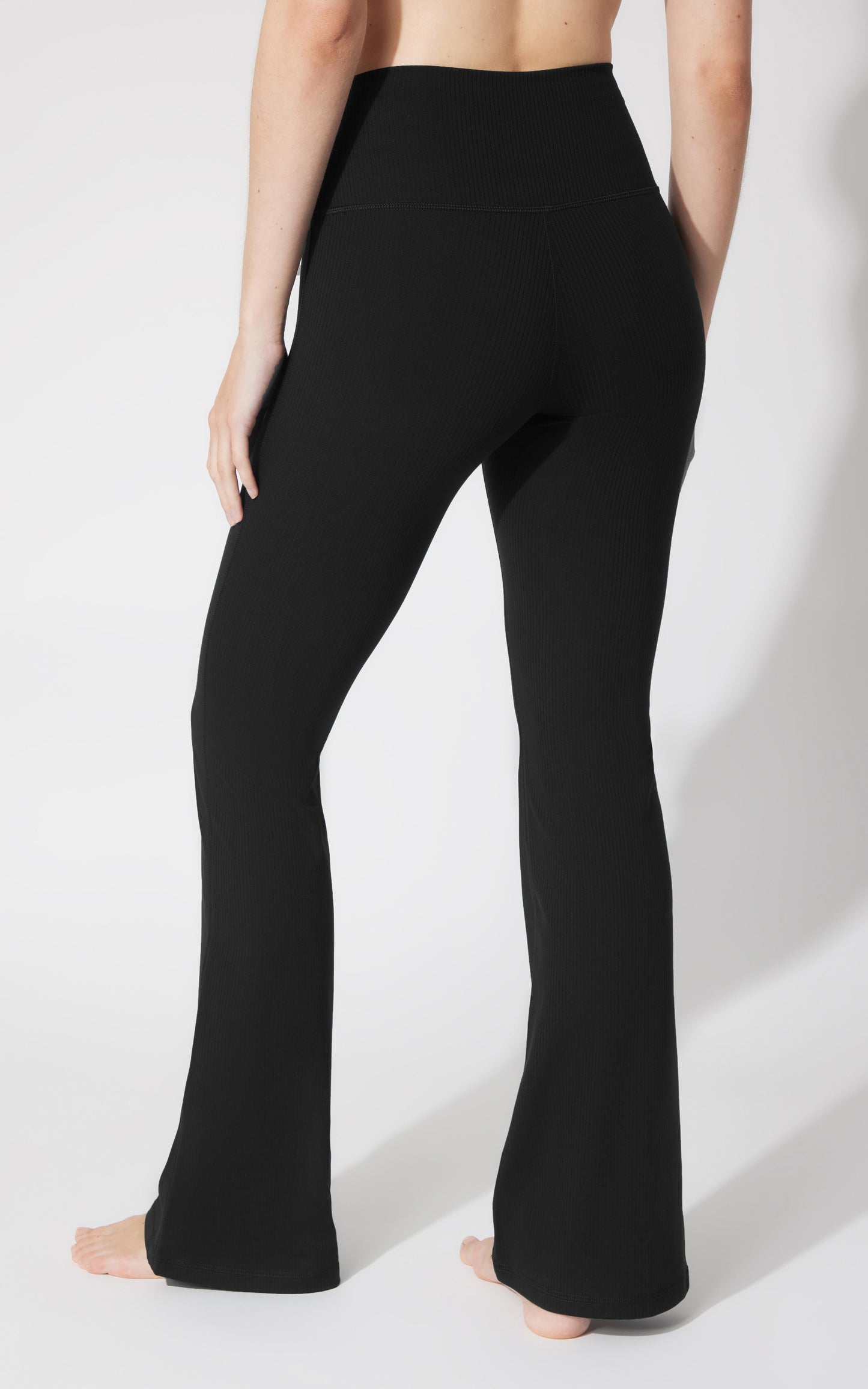90 Degree by Reflex Felix Lux Ribbed Everyday Elastic Free Flare Leg Pant