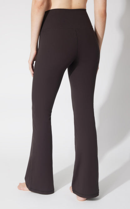 90 Degree by Reflex Felix Lux Ribbed Everyday Elastic Free Flare Leg Pant