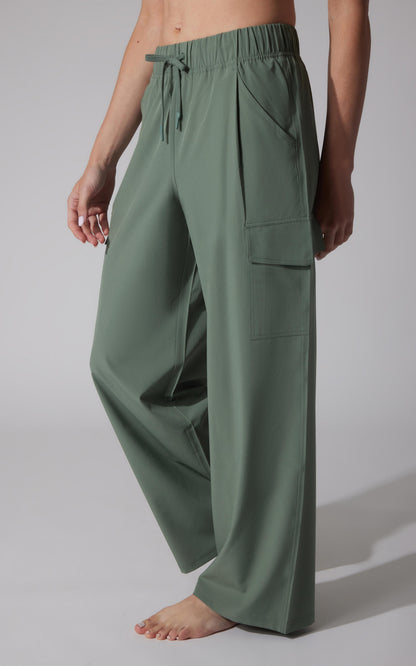 90 Degree by Reflex Lightstreme Wide Leg Cargo Pocket Pant