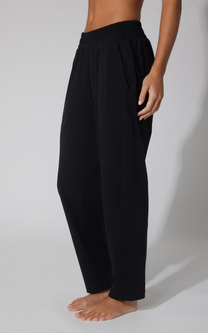 90 Degree by Reflex Lux Straight Leg Pant w Elastic Waist