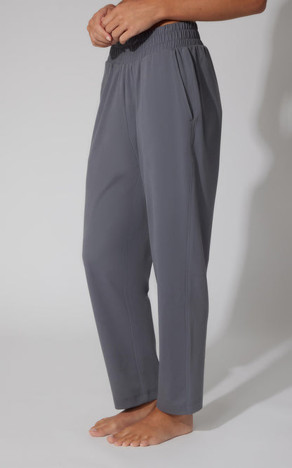 90 Degree by Reflex Lux Straight Leg Pant w Elastic Waist