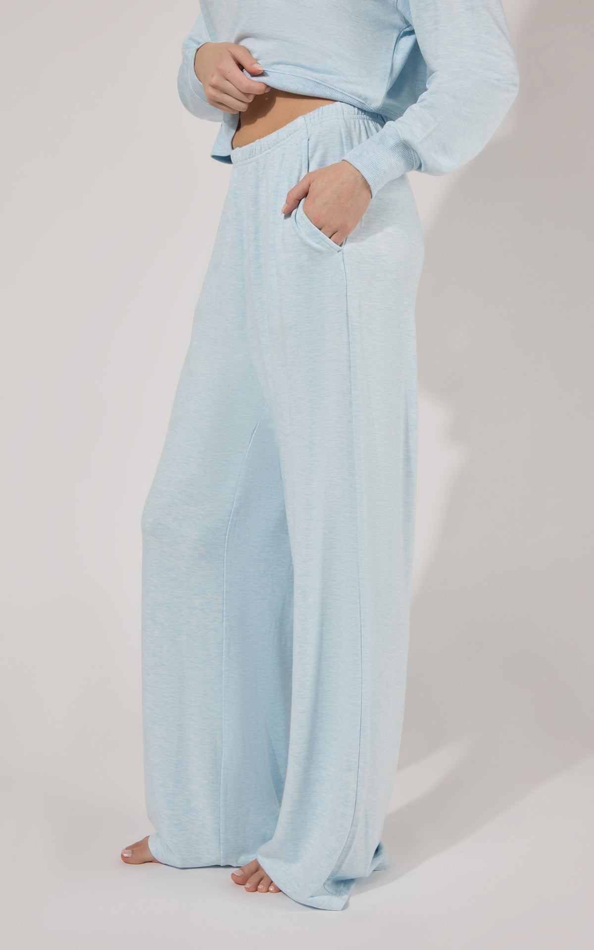 90 Degree by Reflex Modal Terry Relaxed Wide Pant