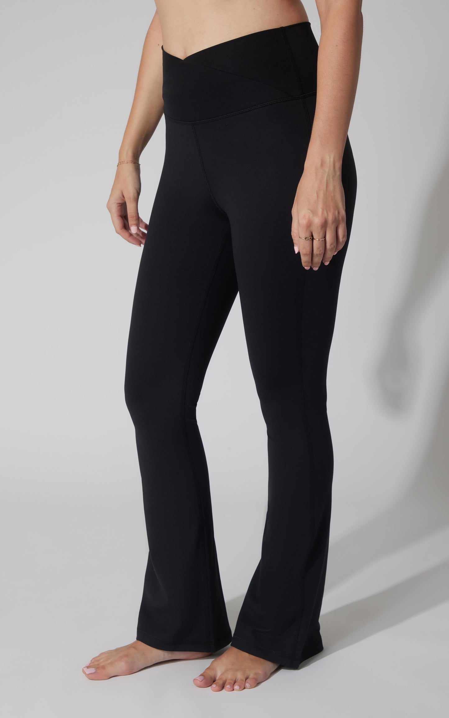 90 Degree by Reflex Lux Madison Crossover Waist 7/8 Flared Leg