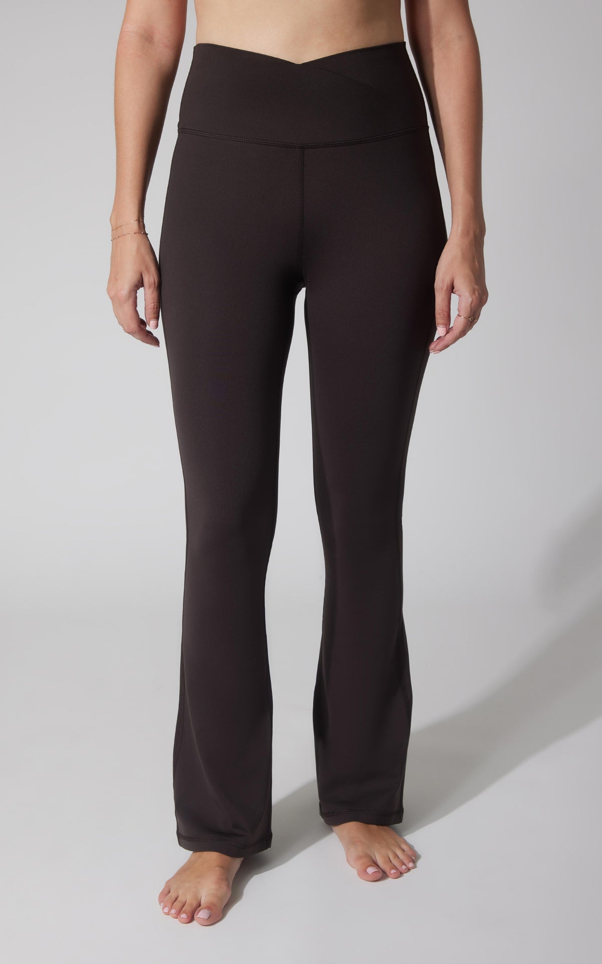 90 Degree by Reflex Lux Madison Crossover Waist 7/8 Flared Leg