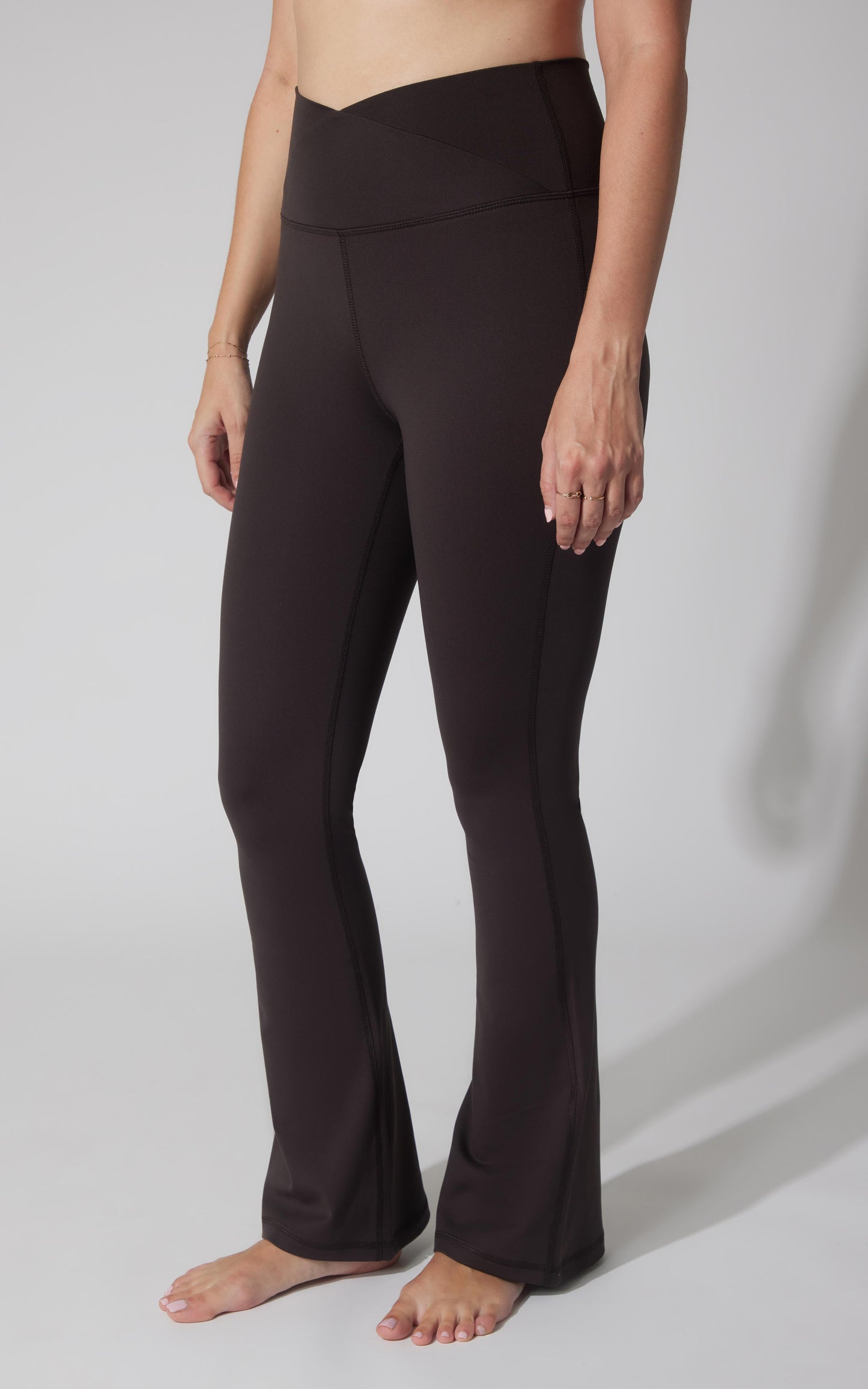 90 Degree by Reflex Lux Madison Crossover Waist 7/8 Flared Leg