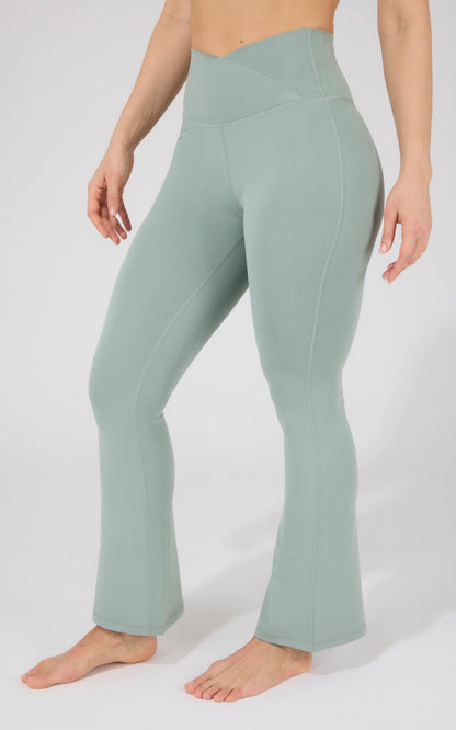 90 Degree by Reflex Lux Madison Crossover Waist 7/8 Flared Leg