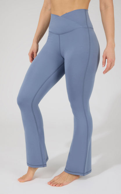 90 Degree by Reflex Lux Madison Crossover Waist 7/8 Flared Leg