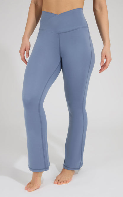 90 Degree by Reflex Lux Madison Crossover Waist 7/8 Flared Leg