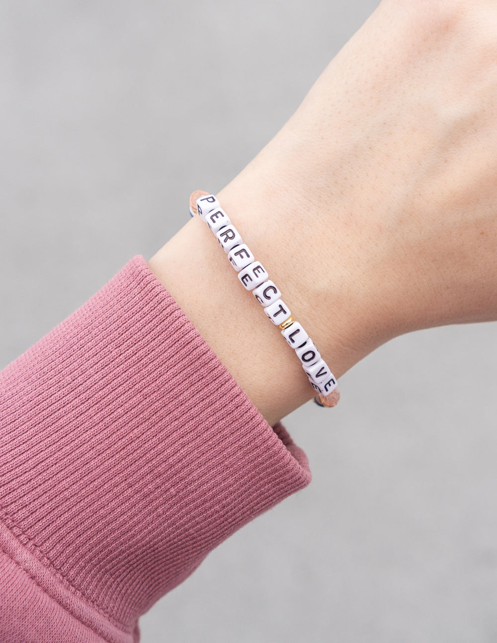 Elevated Faith Perfect Love Letter Bracelet