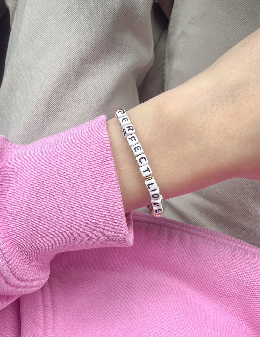 Elevated Faith Perfect Love Letter Bracelet