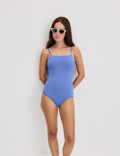 Teen Period Swim Square Neck One-Piece