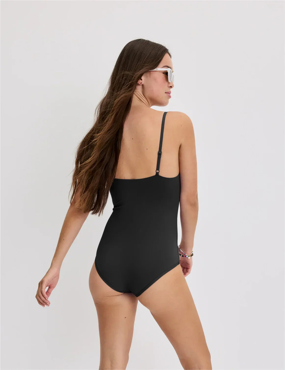 Teen Period Swim Square Neck One-Piece