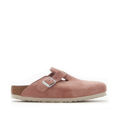 Birkenstock Boston Suede Leather Clogs