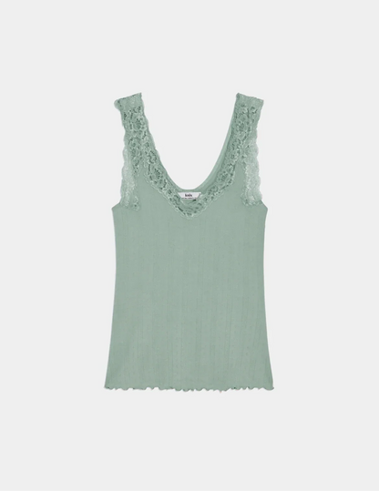 Pointelle Lace Tank