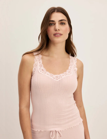 Pointelle Lace Tank