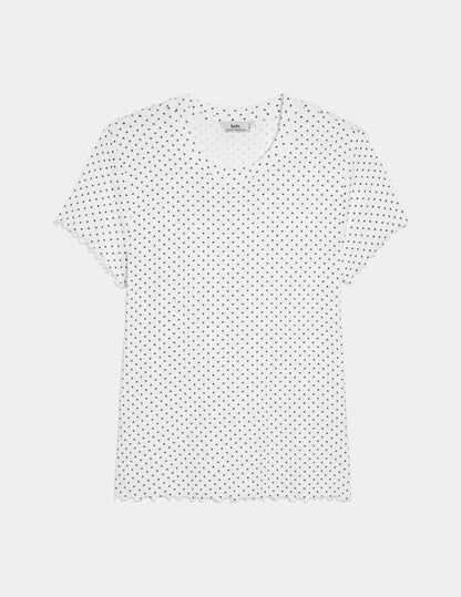 Pointelle T-Shirt