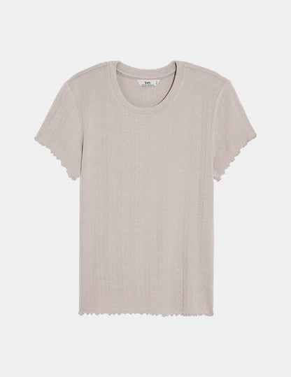 Pointelle T-Shirt