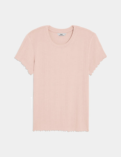 Pointelle T-Shirt - Last Call