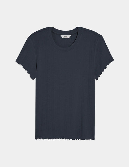 Pointelle T-Shirt