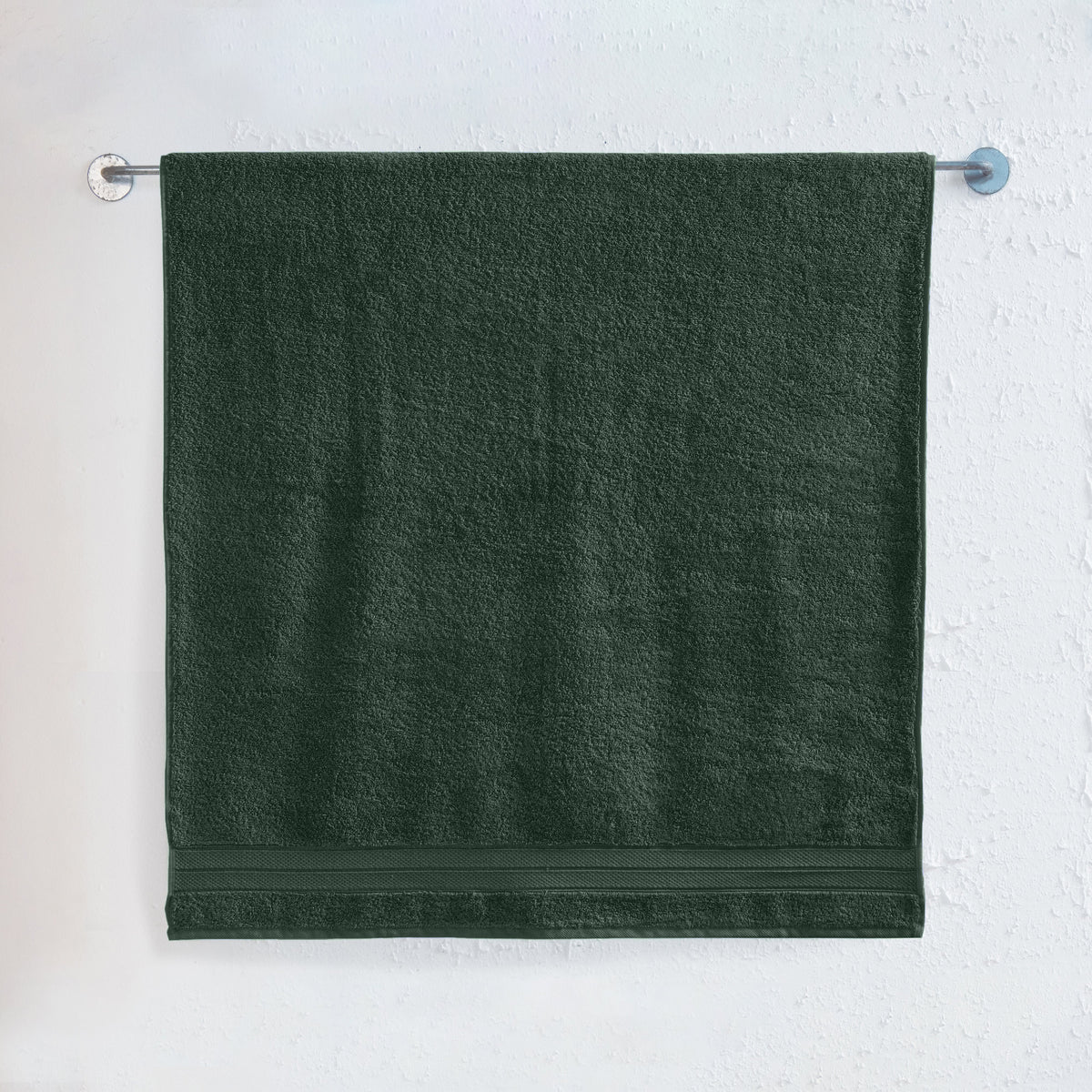 Elegant Comfort 1 Piece Premium Turkish Cotton Three Line Popcorn Jumbo Towel, 35x 70 inch