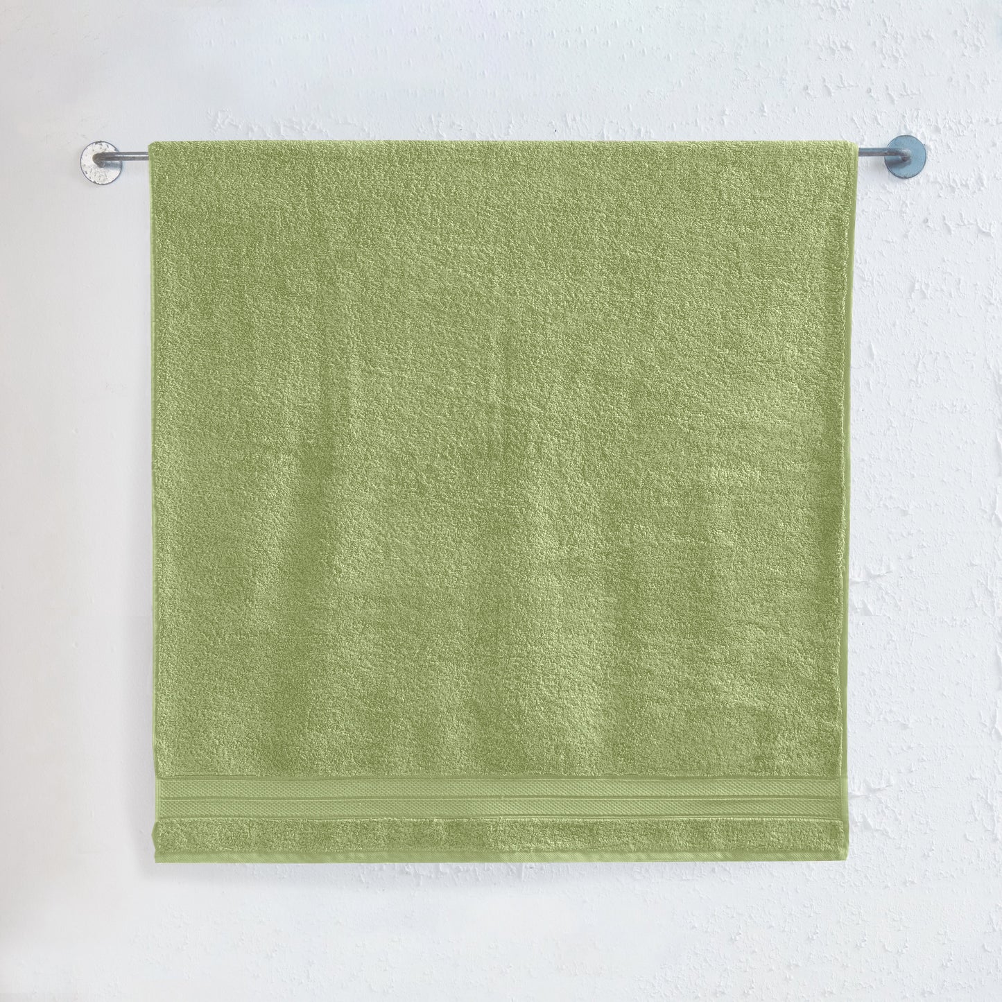 Elegant Comfort 1 Piece Premium Turkish Cotton Three Line Popcorn Jumbo Towel, 35x 70 inch
