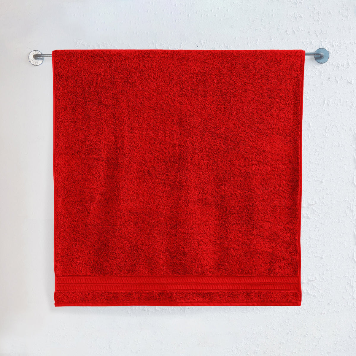 Elegant Comfort 1 Piece Premium Turkish Cotton Three Line Popcorn Jumbo Towel, 35x 70 inch