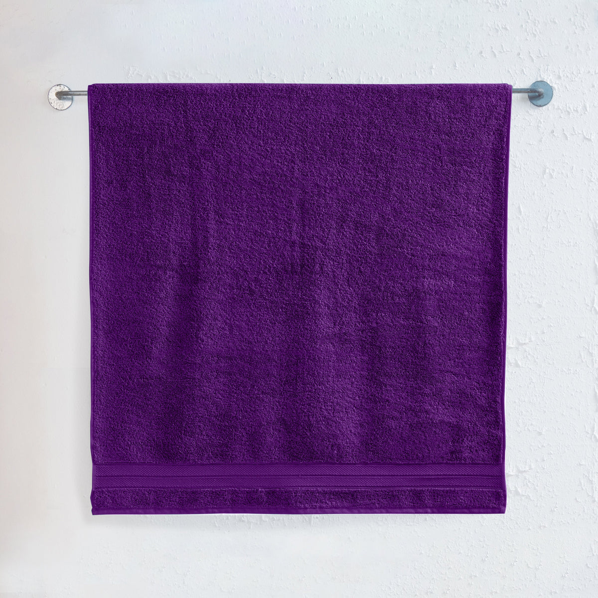 Elegant Comfort 1 Piece Premium Turkish Cotton Three Line Popcorn Jumbo Towel, 35x 70 inch