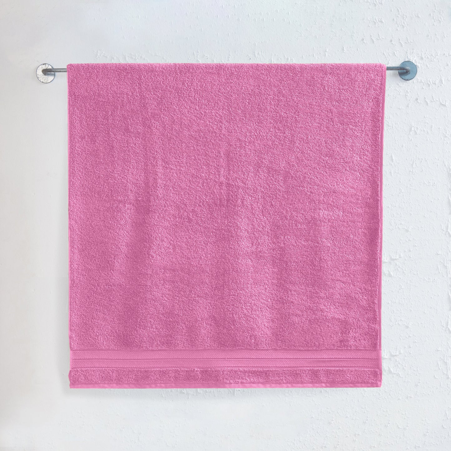 Elegant Comfort 1 Piece Premium Turkish Cotton Three Line Popcorn Jumbo Towel, 35x 70 inch