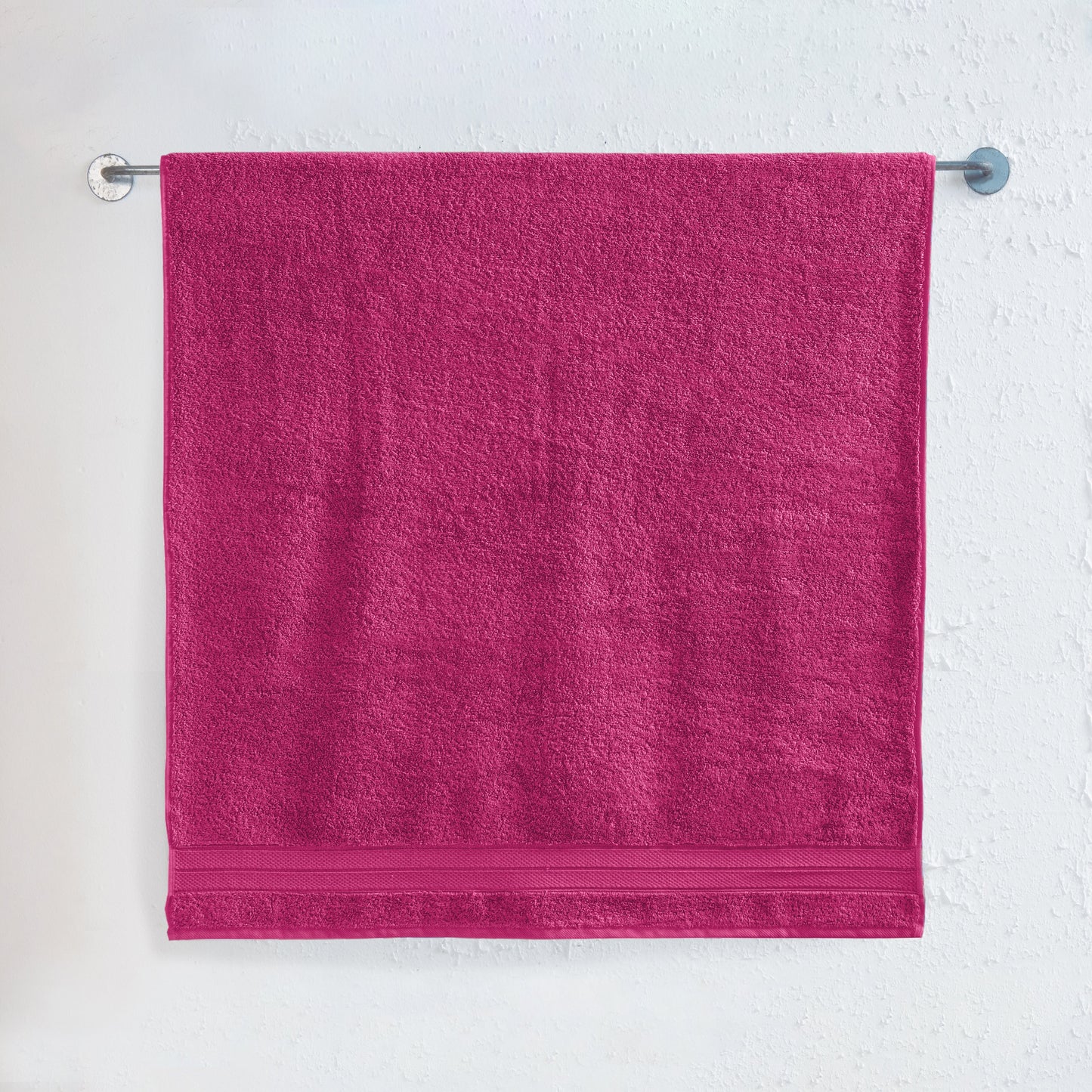 Elegant Comfort 1 Piece Premium Turkish Cotton Three Line Popcorn Jumbo Towel, 35x 70 inch