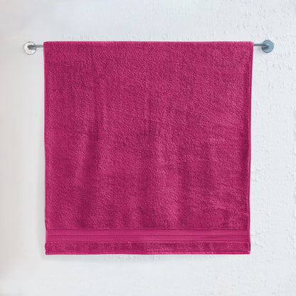 Elegant Comfort 1 Piece Premium Turkish Cotton Three Line Popcorn Jumbo Towel, 35x 70 inch