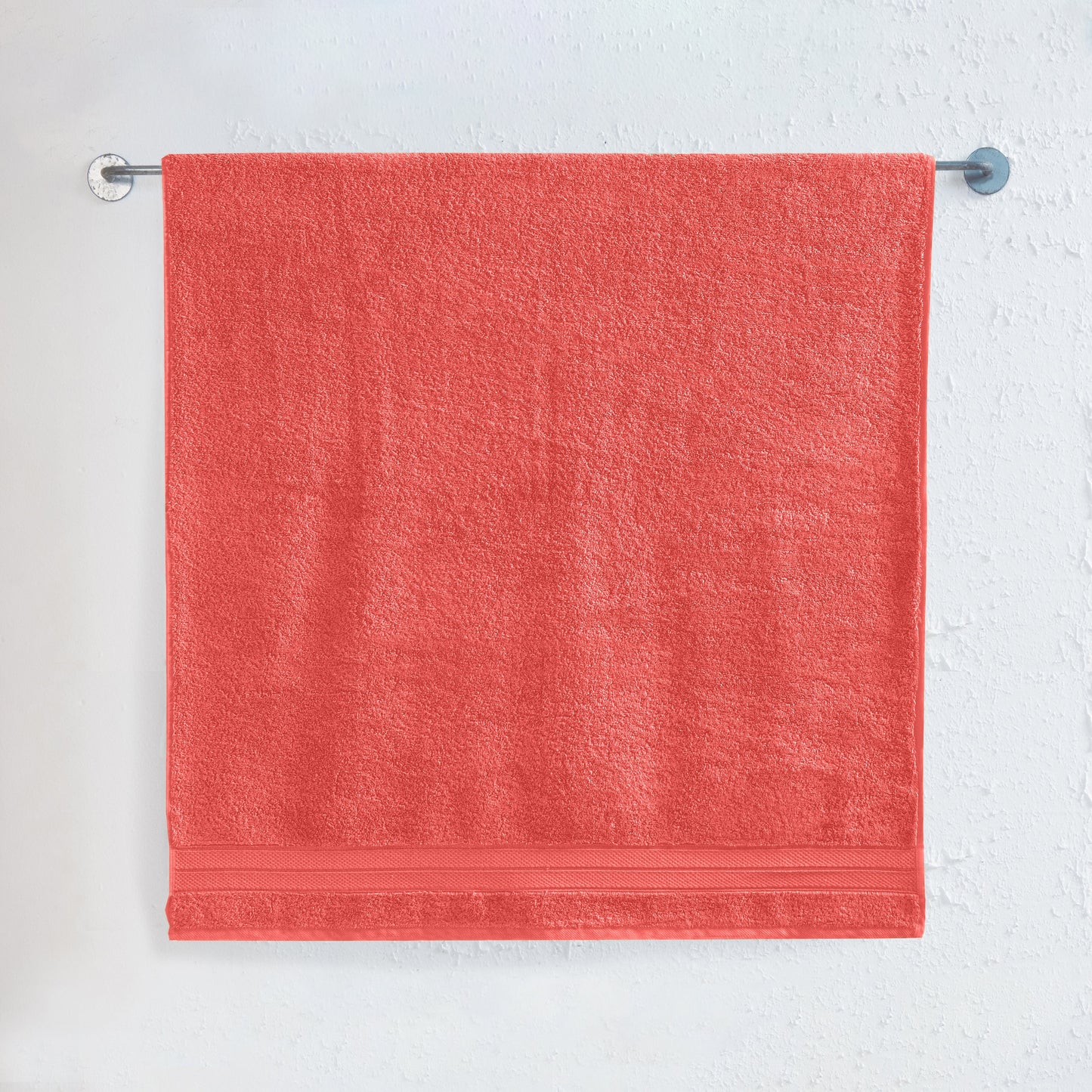 Elegant Comfort 1 Piece Premium Turkish Cotton Three Line Popcorn Jumbo Towel, 35x 70 inch