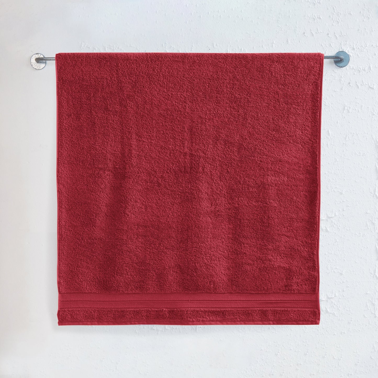 Elegant Comfort 1 Piece Premium Turkish Cotton Three Line Popcorn Jumbo Towel, 35x 70 inch