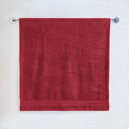 Elegant Comfort 1 Piece Premium Turkish Cotton Three Line Popcorn Jumbo Towel, 35x 70 inch